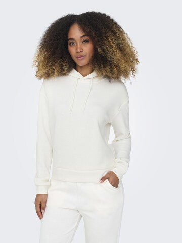 Sweat de sport 'ONPLounge' ONLY PLAY en blanc : devant