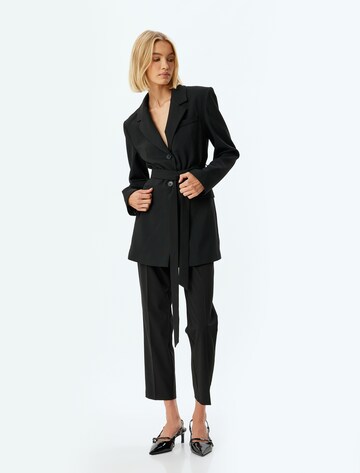Koton Regular Pleated Pants in Black