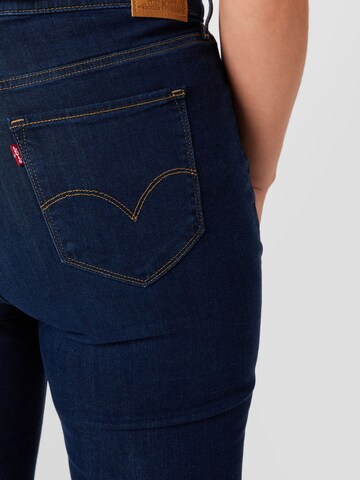 Levi's® Plus Regular Jeans '724™ High Rise Straight' in Blauw