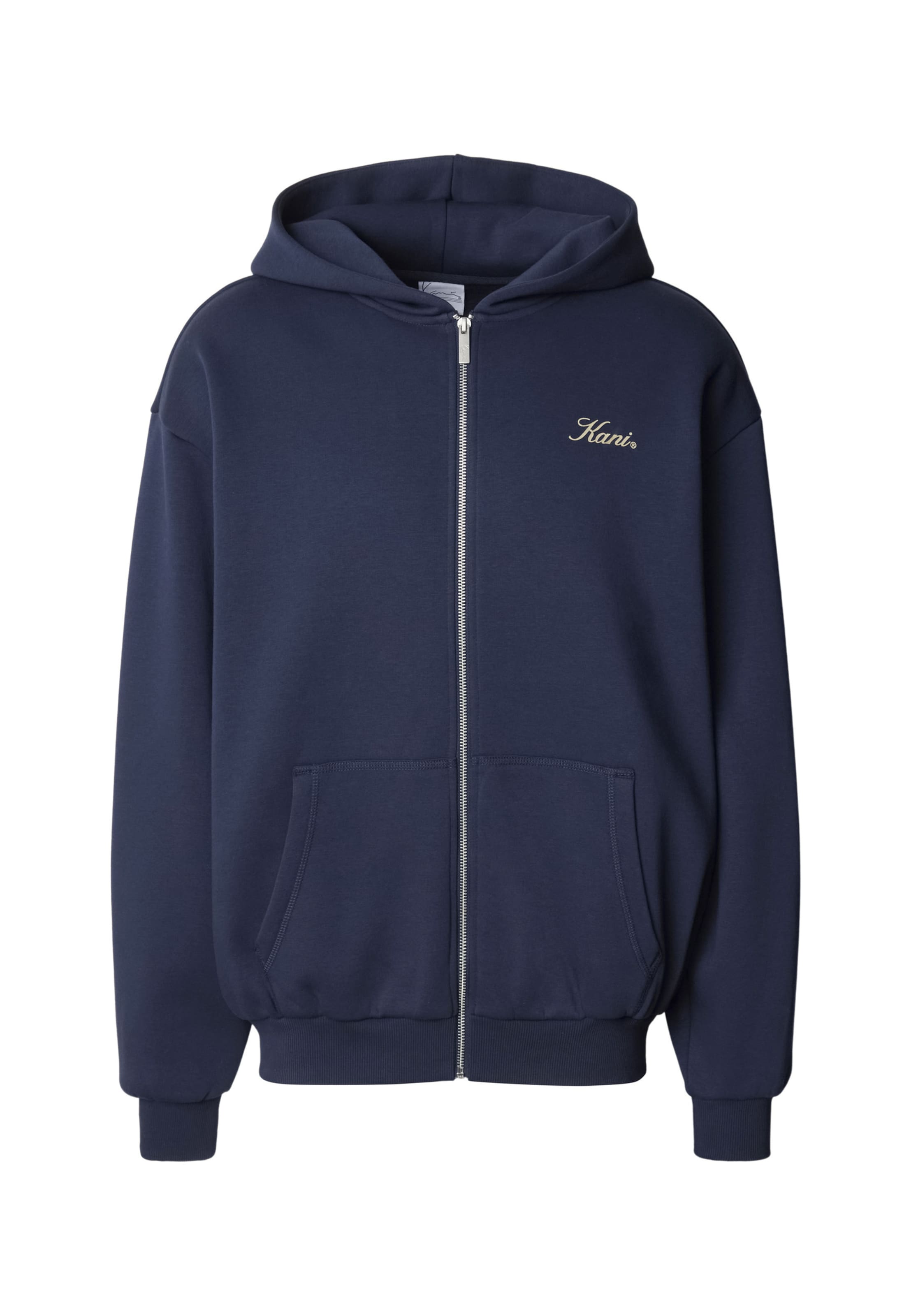 Veste de survêtement Karl Kani en bleu : devant