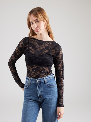 Abercrombie & Fitch T-shirt 'LAC' i svart: framsida