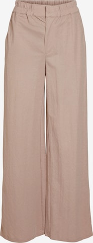 Wide leg Pantaloni con pieghe 'OBJESTA' di OBJECT in marrone: frontale