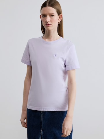 Calvin Klein Jeans Póló 'Archive' - lila: elől