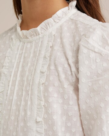 WE Fashion Blus i vit