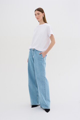 Wide Leg Jean 'Jayda' My Essential Wardrobe en bleu