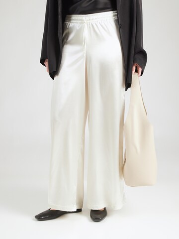 ABOUT YOU Wide leg Broek 'Stefania' in Beige: voorkant