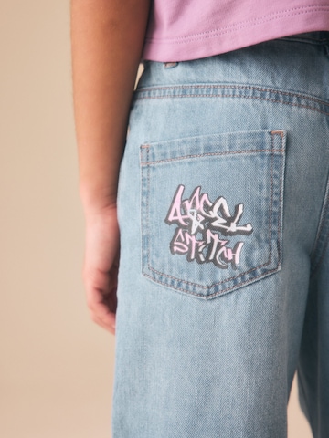 Next Wide Leg Jeans 'Disney Lilo & Stitch' i blå