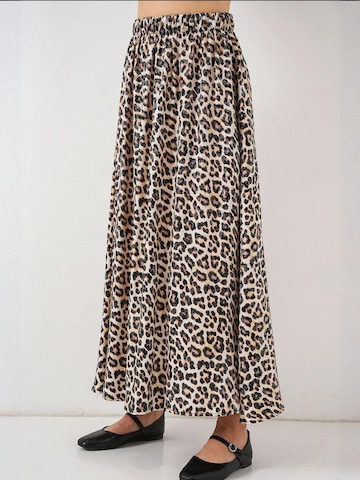 Bigdart Skirt in Brown