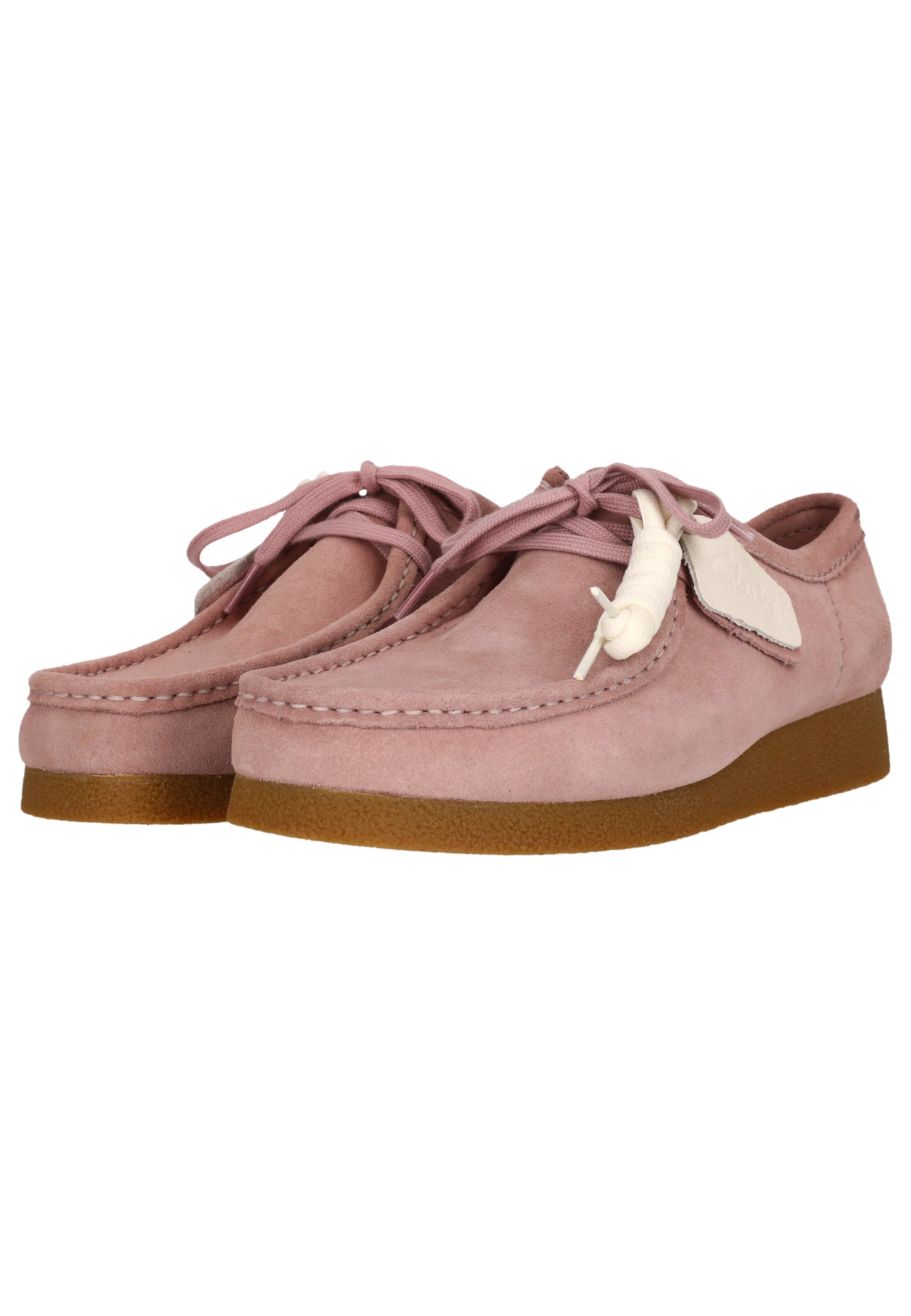 CLARKS Veterschoen 'WallabeeEVO' in Roze