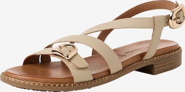 Sandalo di Tamaris in beige: frontale