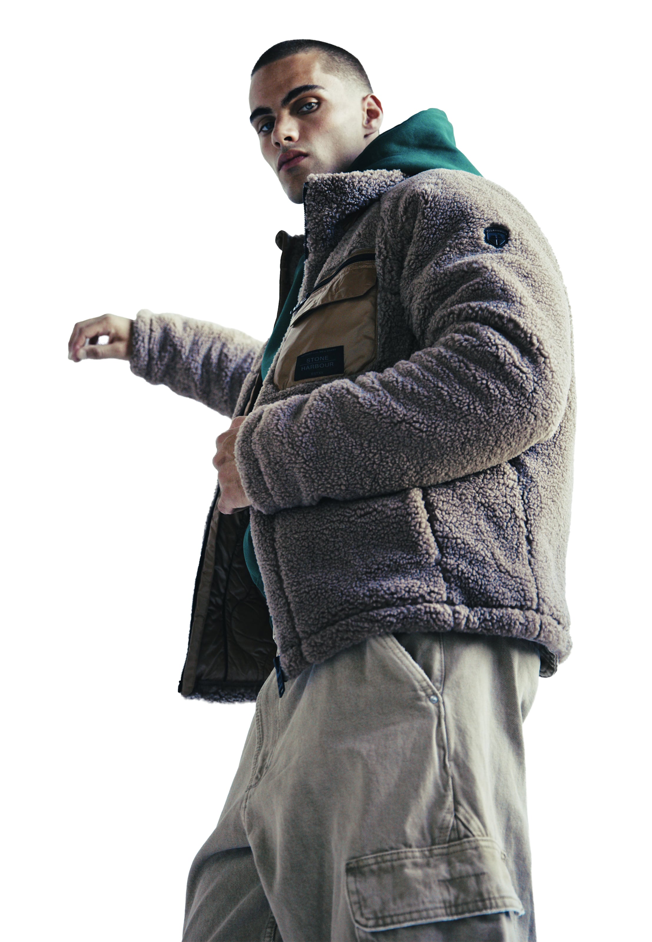 STONE HARBOUR Weatherproof jacket 'Sorees XX ' in Beige