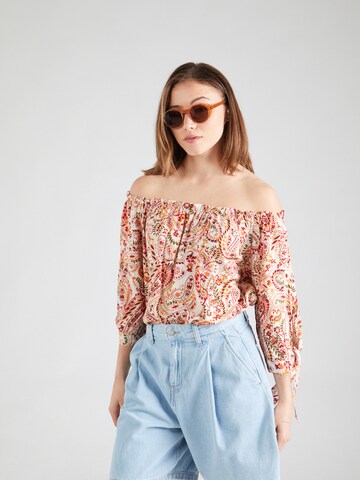 Hailys Bluse 'Lo44tty' in Blau: Vorderseite