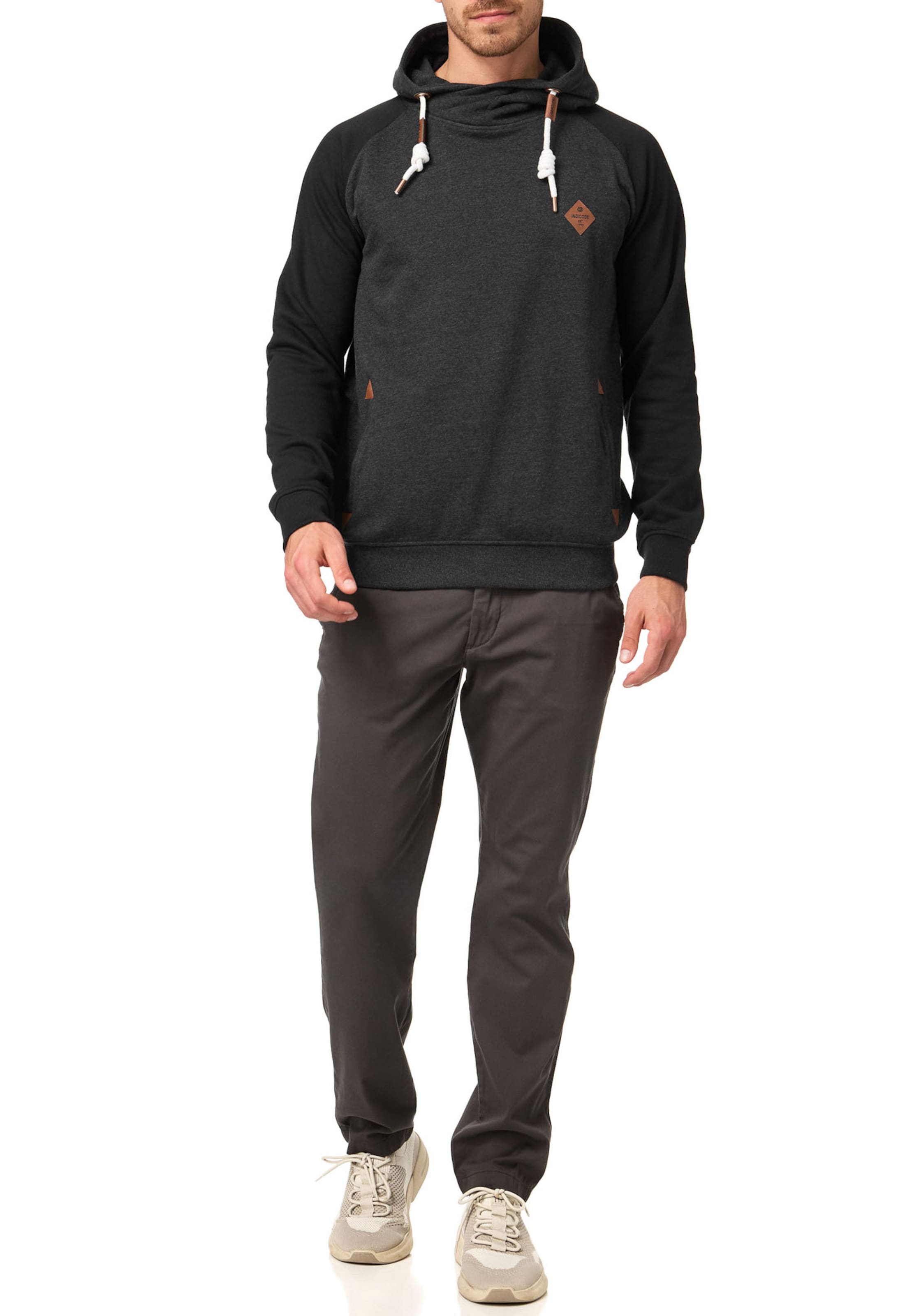 INDICODE JEANS Sweatshirt in Grau