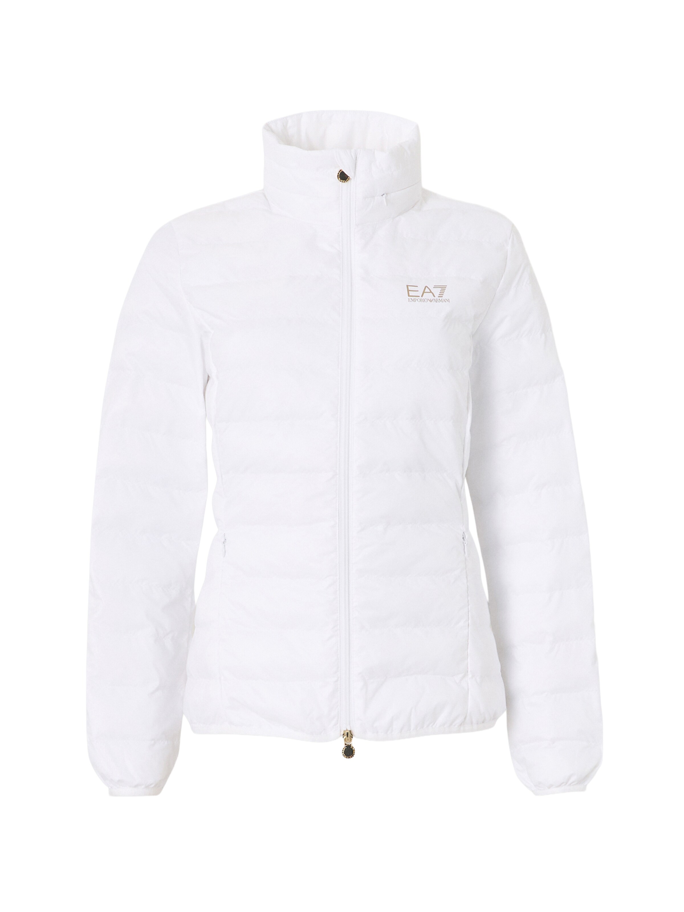 Veste mi-saison EA7 Emporio Armani en blanc : devant