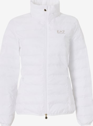 Veste mi-saison EA7 Emporio Armani en blanc : devant