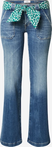 Le Temps Des Cerises Jeans 'FLARE' in Blauw: voorkant