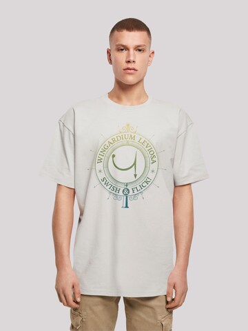 F4NT4STIC Shirt 'Harry Potter Wingardium Leviosa' in Grau: Vorderseite
