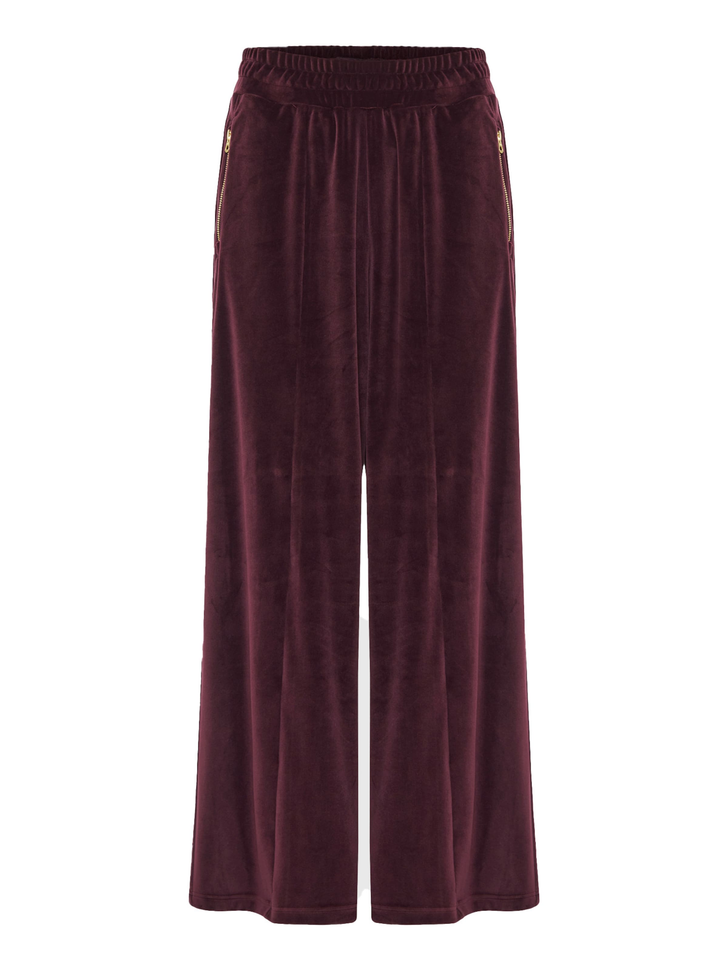 Funky Buddha Loosefit Élére vasalt nadrágok - piros: elől