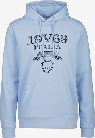 19V69 ITALIASweater majica 'Matteo' - plava boja: prednji dio