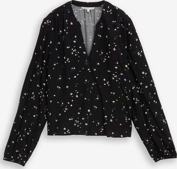 TOM TAILOR DENIM Blouse in Black: front