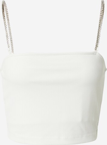 ONLY - Top 'RHINA' em branco: frente