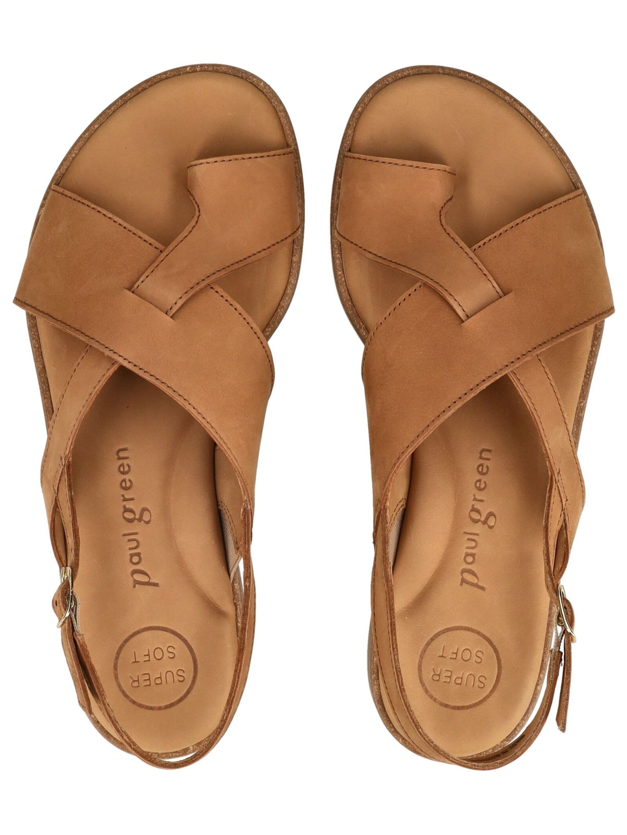 Paul Green Sandalen met riem in Bruin