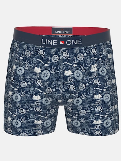 Line One Bokserishortsit 'Line One' koossa M värissä laivastonsininen, Tuotenäkymä