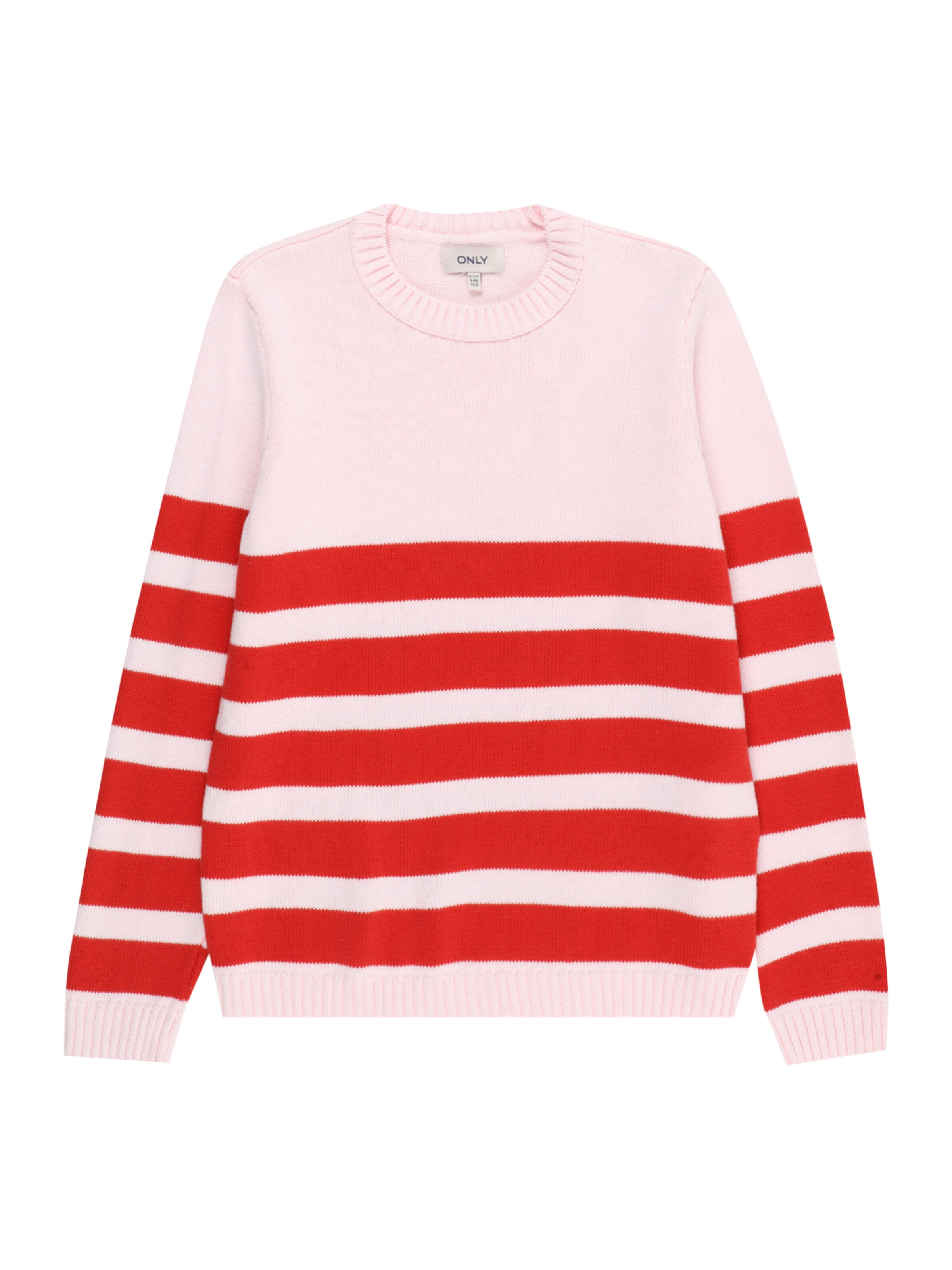 ONLY GIRLS Trui 'SAGA' in Roze: voorkant