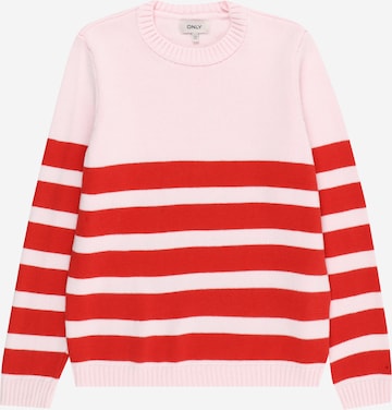 Pull-over 'SAGA' KIDS ONLY en rose : devant