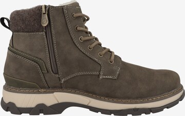 Dockers by Gerli Lace-Up Boots in Green