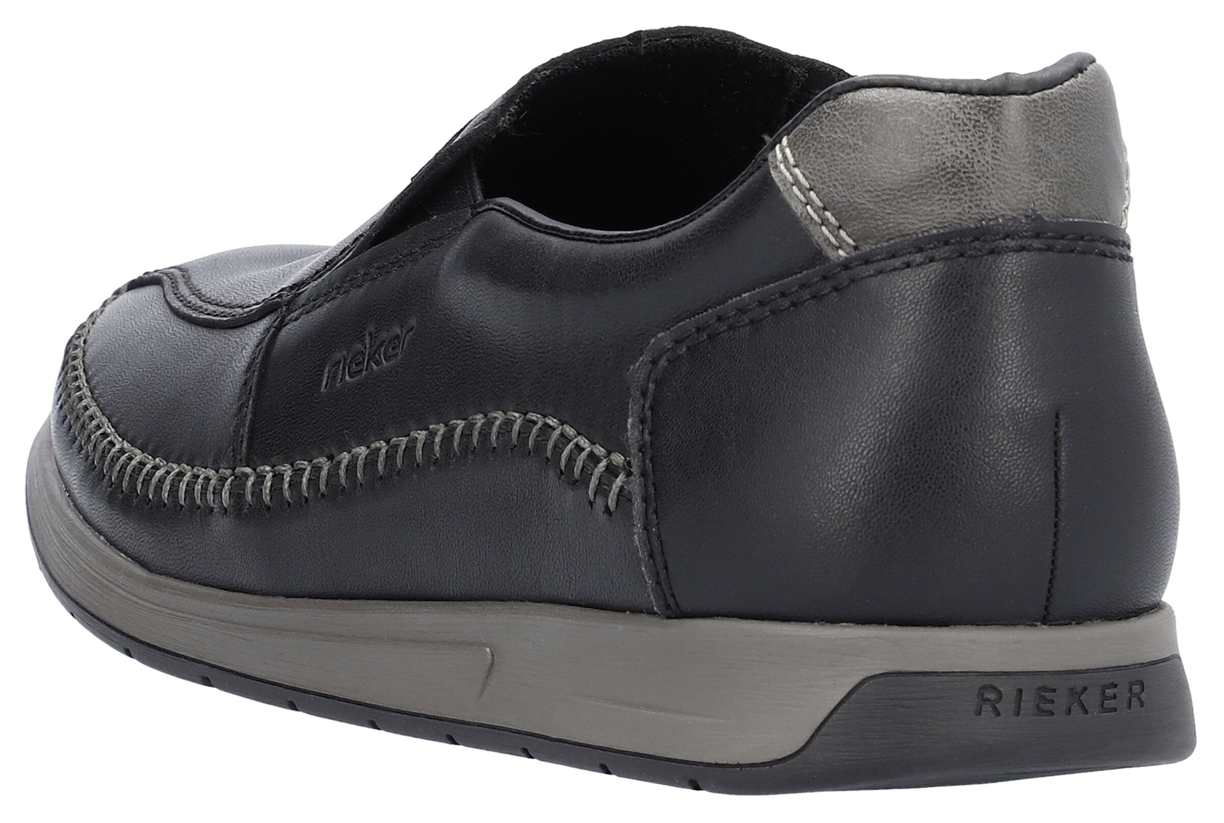 Rieker Mokassin in Schwarz