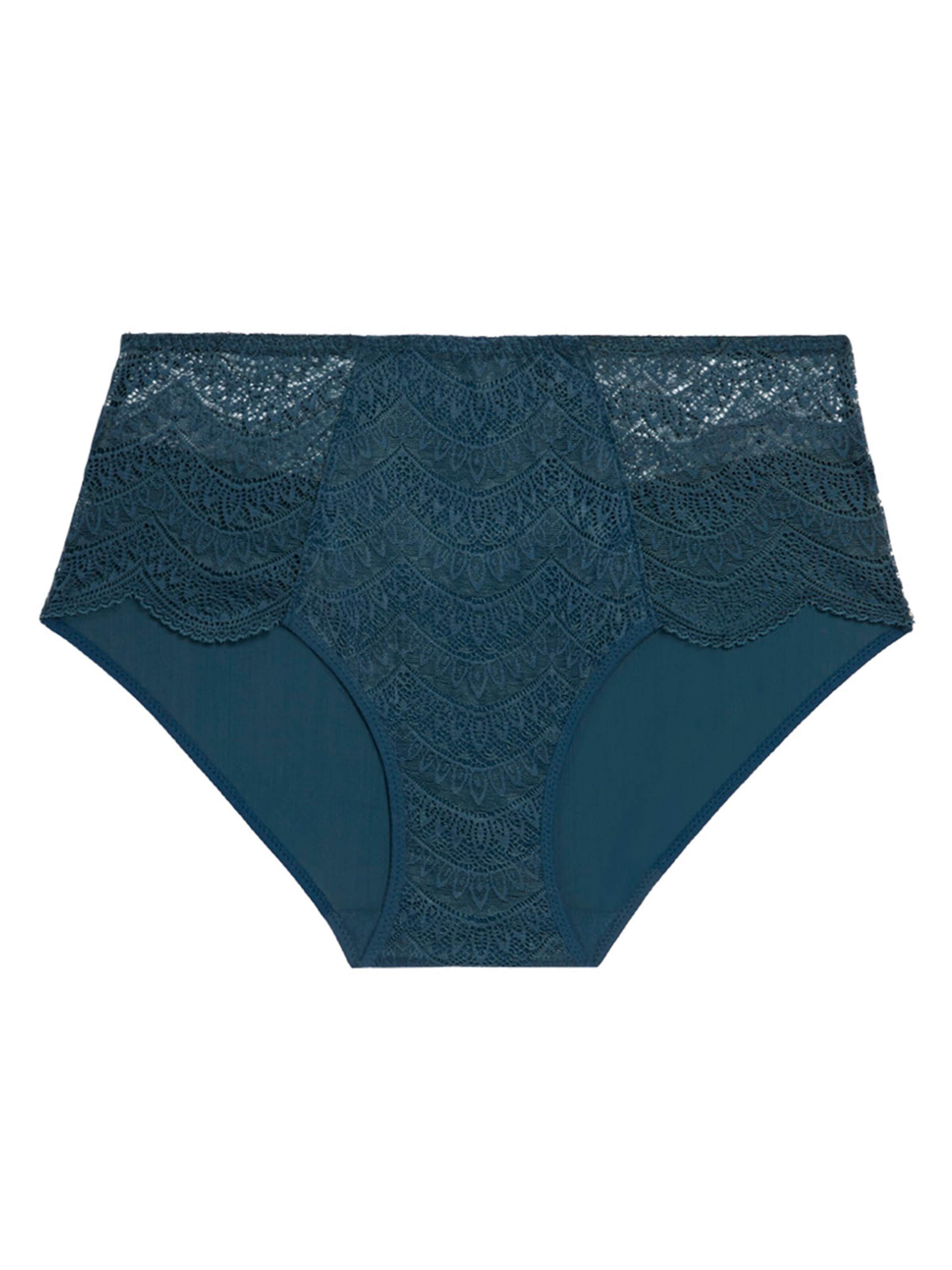 Simone Perele Slip 'Karma'‌‌ in Blau: Vorderseite