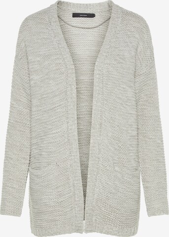 VERO MODA Knit Cardigan in Grey: front