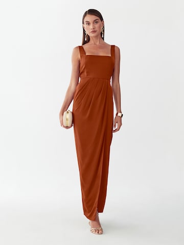 Willa Kleid 'Akron' in Braun