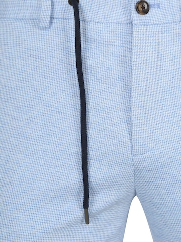 Coupe slim Pantalon à plis Suitable en bleu