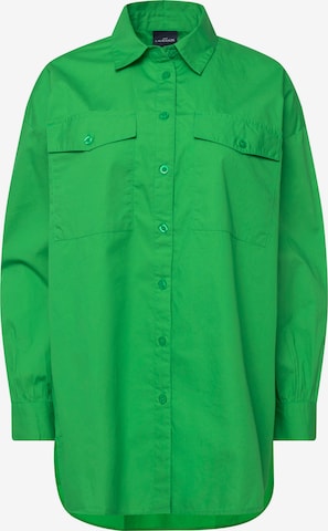 LAURASØN Blouse in Green: front