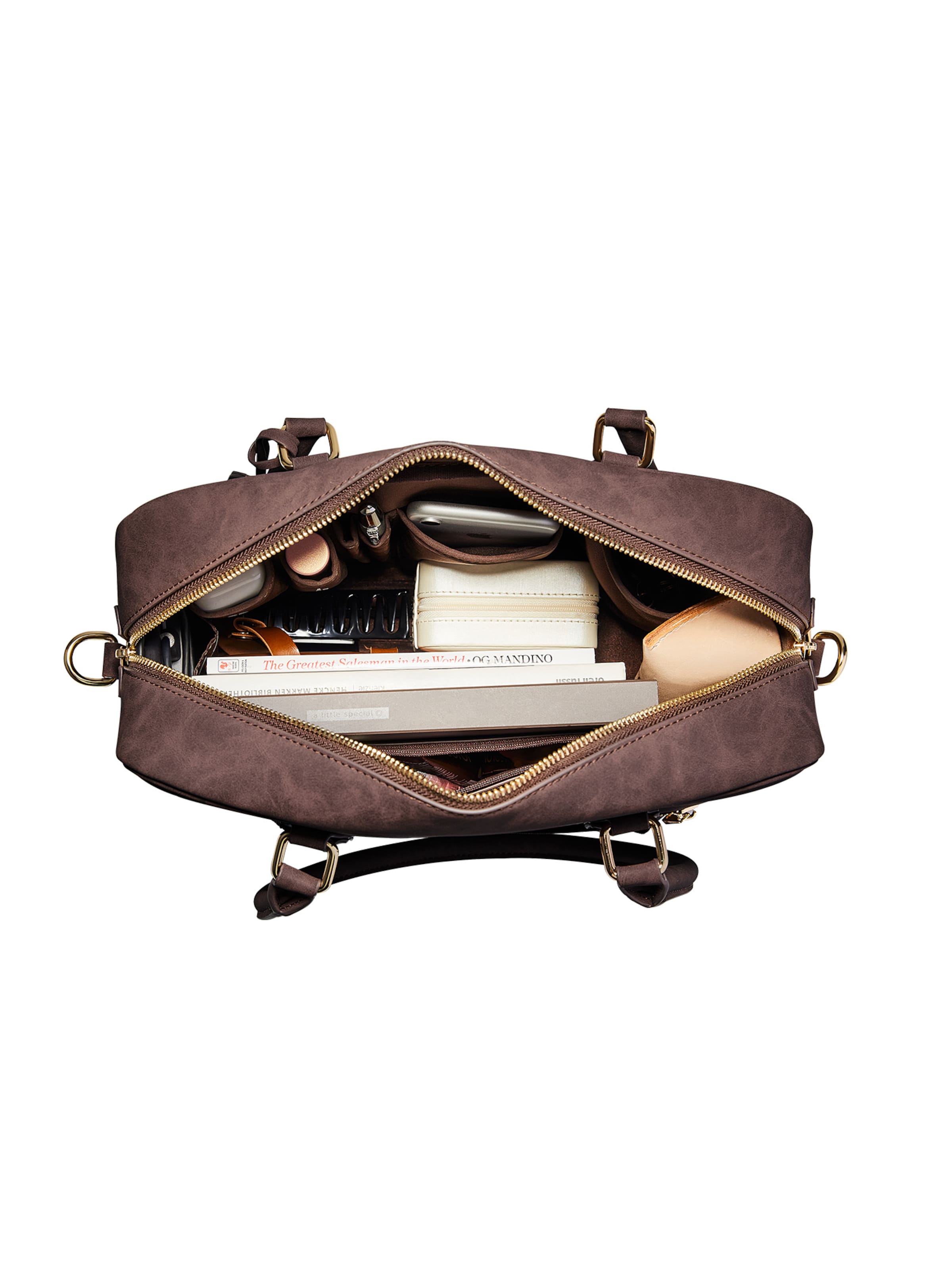 Victoria Hyde Käsilaukku 'Margaret' värissä ruskea