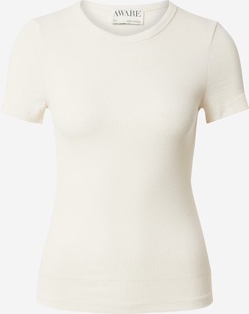 Aware T-Shirt 'AWIRWINA' in Beige: Vorderseite