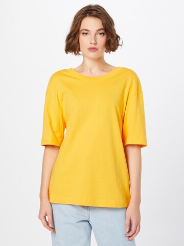 UNITED COLORS OF BENETTON - Camisa em amarelo: frente