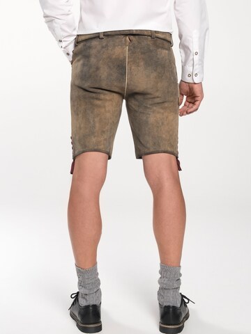 Regular Pantalon folklorique SPIETH & WENSKY en marron