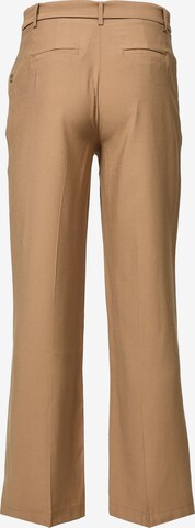 Orsay Wide leg Pleated Pants in Brown