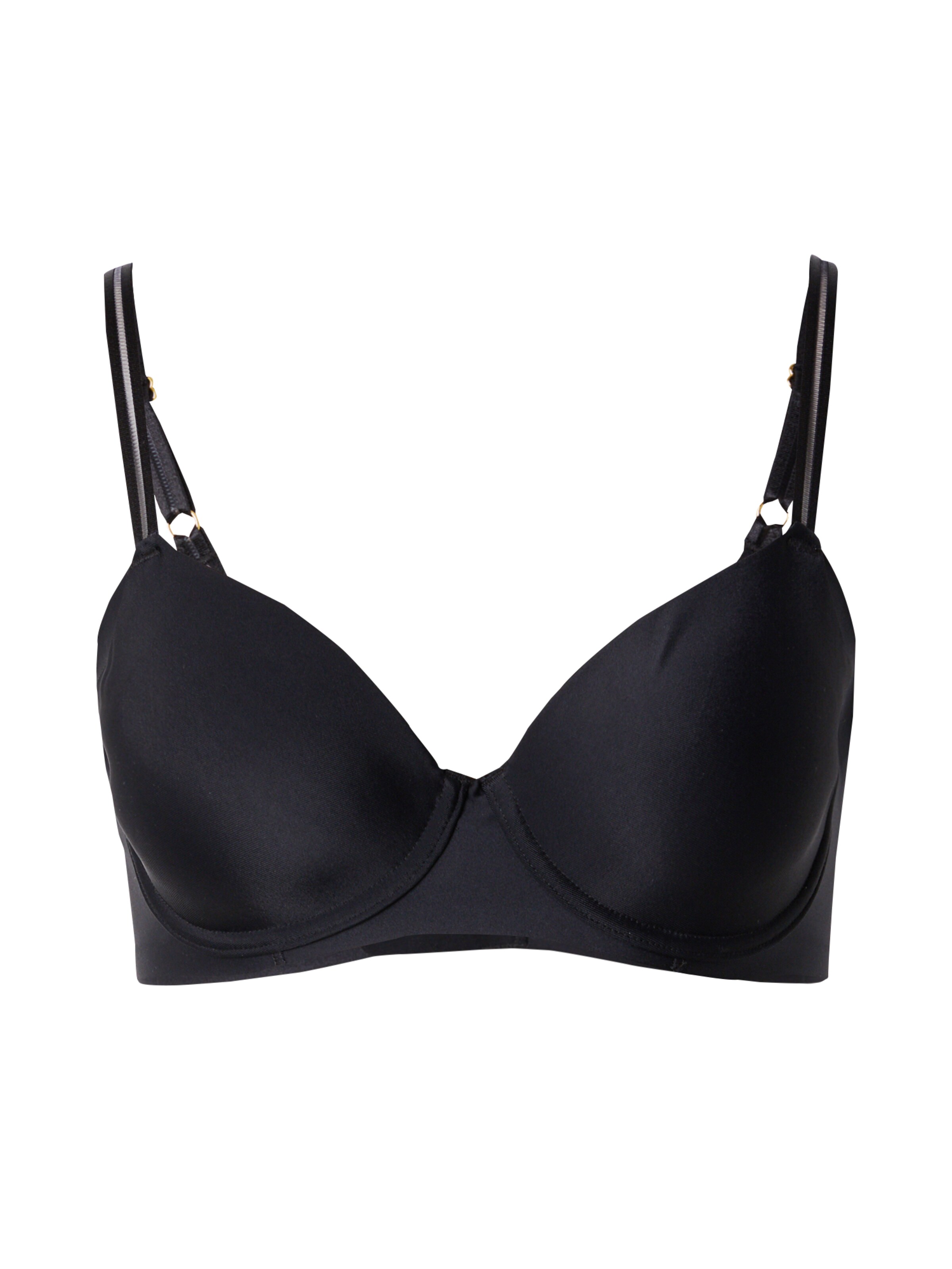 T-shirt Reggiseno di NATURANA in nero: frontale