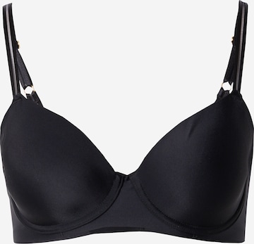 juoda NATURANA Marškinėliai Liemenėlė: priekis