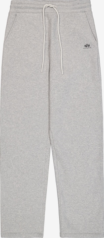ALPHA INDUSTRIES Loosefit Hose in Grau: Vorderseite