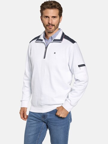 BABISTA Sweatshirt 'Modaverde' in Wit: voorkant