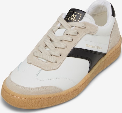 Sportbačiai be auliuko iš Marc O'Polo, spalva – smėlio spalva / juoda / balta, Prekių apžvalga