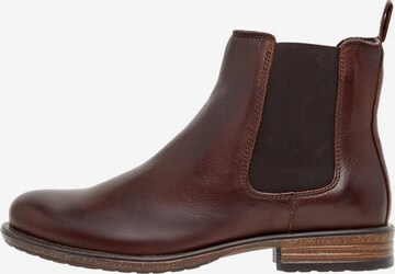 Chelsea Boots Bianco en marron : devant