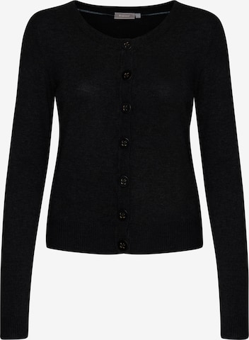 Fransa Knit Cardigan 'ZUVIC' in Black: front