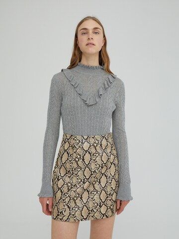 Pull-over 'Elka' EDITED en gris : devant