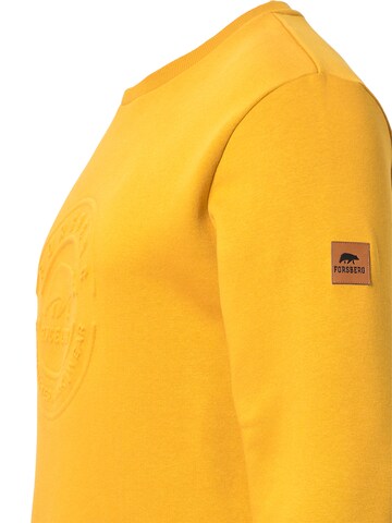 FORSBERG Sweatshirt 'Sweatshirt mit 3D Logo' in Yellow